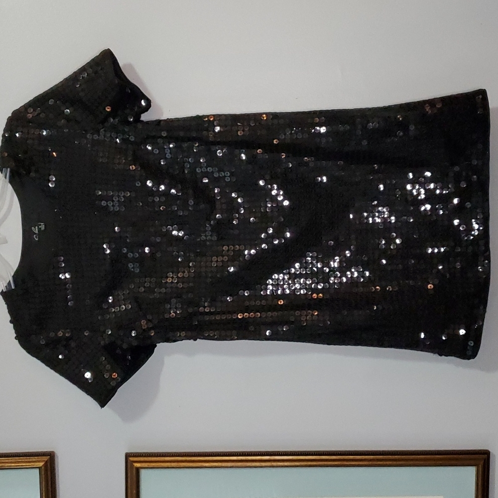 Mini black dress